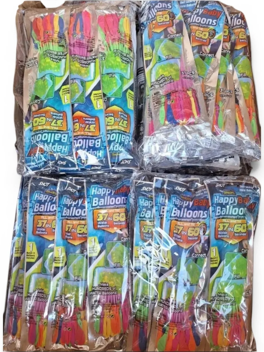 Water Balloons Multipack - Assorted Bright Colors 48 Pack Bundle